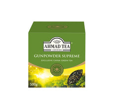 Ahmad Tea Gunpowder Green Tea loose-leaf 500g for daily refreshing cups.