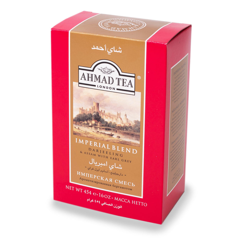 Ahmad Tea Imperial Blend loose tea packet for a rich, brisk brew