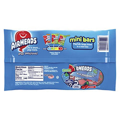 AirHeads Mini Bars non-melting design shown in a sunny display.