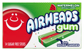 Airheads Watermelon gum stick close-up, fruity on-the-go snack.