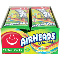 Airheads Xtremes Belts Rainbow Berry vibrant colors ideal for Easter baskets