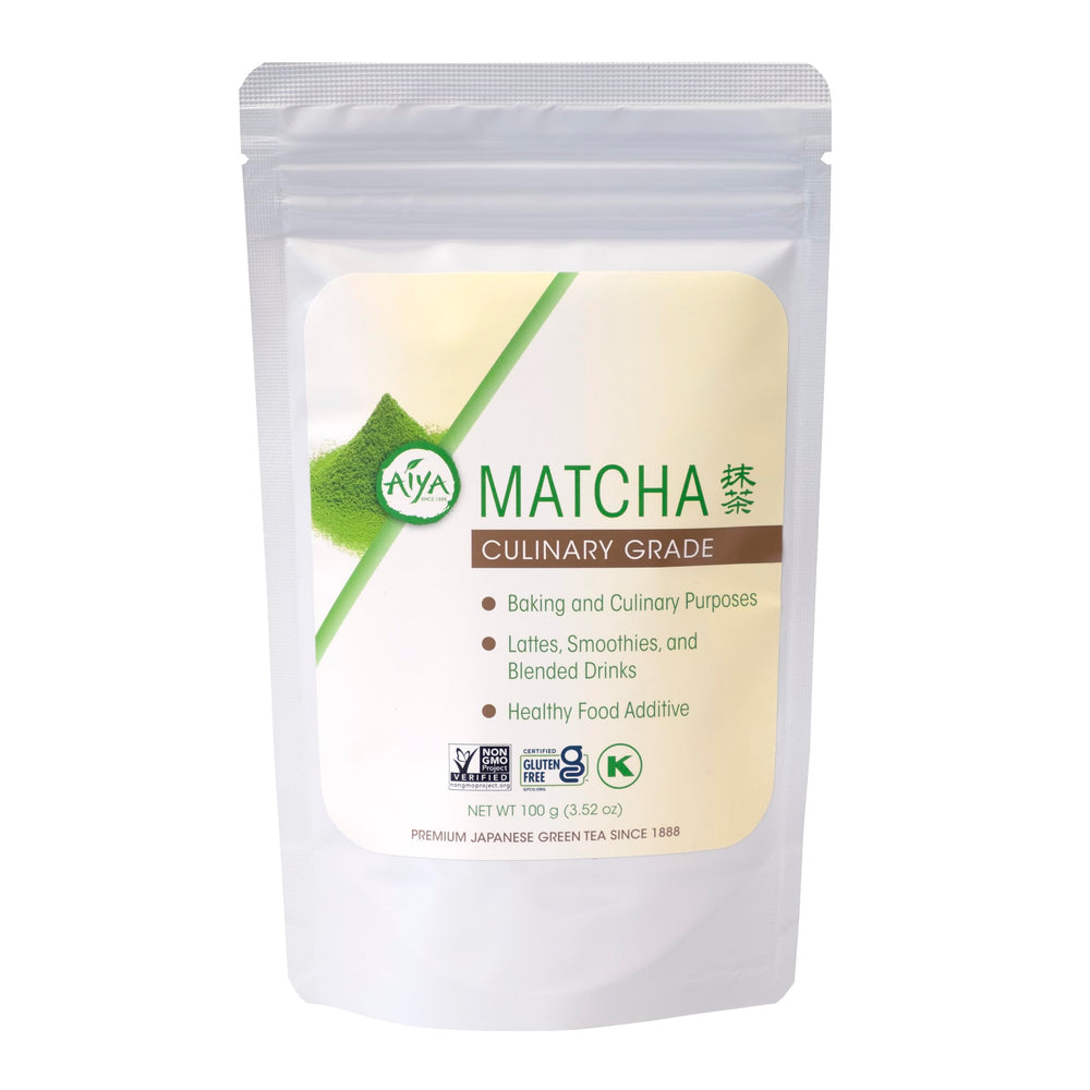 AIYA Matcha ceremonial-origin packaging front, ideal for gifting and daily rituals.