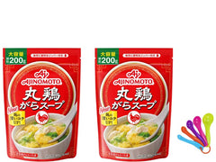 Ajinomoto chicken stock powder two-pack with measuring spoon for precise seasoning
