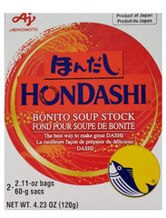 Ajinomoto Hondashi bonito stock powder bottle for rich soups and broths