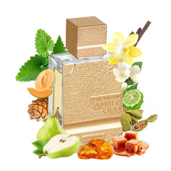 Al Haramain Amber Oud Gold Dubai Edition outer box signaling premium gifting appeal