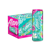 Alani Nu Watermelon Wave bottle front view for a refreshing, sugar-free boost.