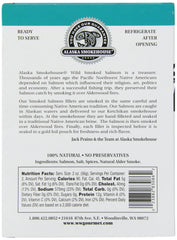 Alaska Smokehouse alder-smoked salmon fires aroma captured in a serving piece