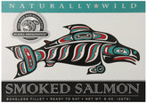Alaska Smokehouse smoked salmon fillet gift box 8oz, ideal for gifting and entertaining.