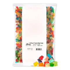 Albanese 12-Flavor Gummi Bear Cubs package shot showing variety for sharing.