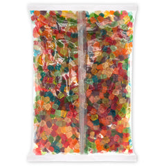 Albanese 12-Flavor Gummi Bear Cubs close-up highlights soft chew texture.
