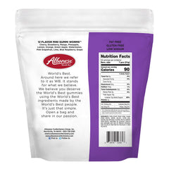 Albanese soft chewy gummi worms provide a satisfying bite and smooth texture