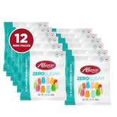 Albanese sugar free gummy bears cherry flavor close-up—bold taste for mindful snacking.