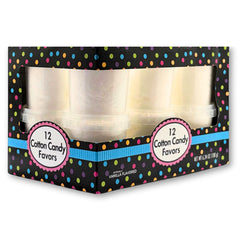 Albert's Cotton Candy vanilla 12-pack tubs on a party table for easy sharing.