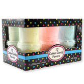 Albert's cotton candy blueberry tubs ideal for party favors and celebrations.