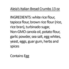 Aleia's breadcrumbs coating chicken cutlets for a crispy crust