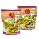 Aleia’s Gluten Free Garlic Croutons 2-pack bag topping salads
