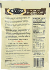 Alessi Autentico farro with porcini in skillet, perfect for quick creamy risotto-style dinners.