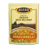 Alessi Autentico Premium Soups Sicilian Split Pea bowl offers cozy flavor for weeknight dinners.
