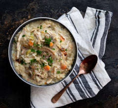 Alessi Autentico ready-to-eat porcini soup, ideal for lunch.