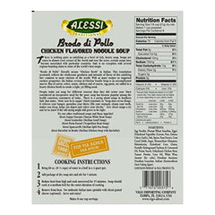Alessi Autentico ingredients closeup showing vegetables and pasta.