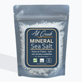 All Goods Baja Mineral flaky salt bag close-up for premium finishing.
