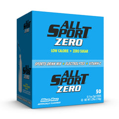 All Sport Powder Hydration Sticks front of box, zero calorie hydration on the go.