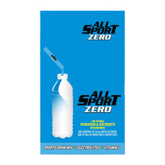 All Sport Powder Hydration Sticks poured into water for post-workout refreshment.
