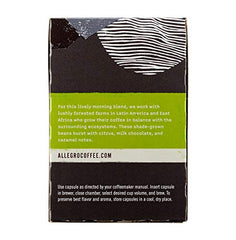Allegro Coffee Breakfast Blend capsules ready for convenient home brewing