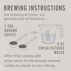 Allegro Coffee Early Bird ground-beans display suggests premium quality and quick-morning brews.
