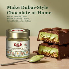 Toasted bread with Alma Gourmet Pistachio Spread for a gourmet breakfast