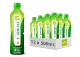 ALO Original bottle-front label shows real aloe juice and pulp for refreshing hydration.