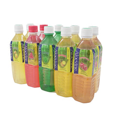 Aloevine pomegranate bottle, bright finish with ruby fruit notes.
