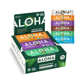 ALOHA bars variety pack box, perfect for on-the-go snacking.