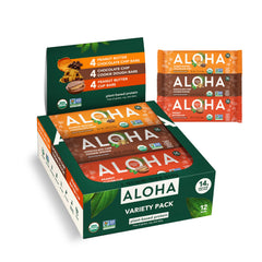ALOHA variety pack box ready for on-the-go fueling