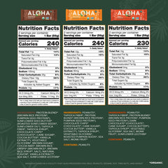 ALOHA Peanut Butter Chocolate Chip bar close-up for a satisfying snack