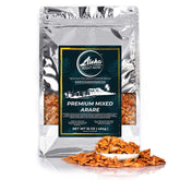 Aloha Right Now Arare rice crackers in mixed shapes for versatile snacking.