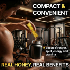 Alpha Performance Mens Gold Honey box packaging ready for daily use.