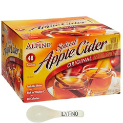 Alpine Spiced Apple Cider packets packaging for easy, convenient prep