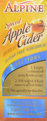 Alpine Spiced Apple Cider Sugar Free served over ice for a refreshing break