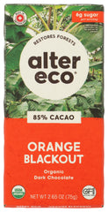 Alter Eco Orange Blackout bar packaging highlights eco-friendly design, ideal for gifting.