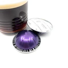 Altissio coffee pods pack with cup ready for a balanced morning ritual.