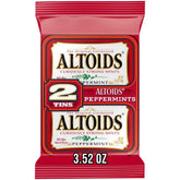 ALTOIDS Peppermint tin front view with two-pack for on-the-go fresh breath.