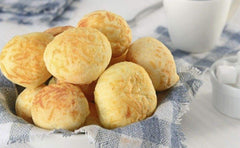 Amafil cheese bread mix prepared dough ready for quick, oven-fresh results.
