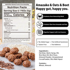 AMAGURA Japanese Amazake Oatmeal Cookies crumble-closeup reveals tender texture and probiotic-friendly appeal