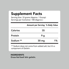 AMANDEAN gelatin powder unflavored 1kg bag for baking and desserts.