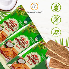 Crispy COCO Crunch coconut crackers served on a snack plate, perfect for sharing with tea.