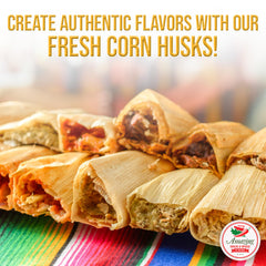 Amazing Chiles & Spices corn husks steam-ready, absorb flavors while keeping fillings secure.