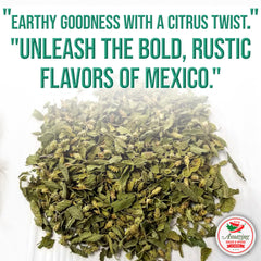 Amazing Chiles & Spices measuring spoon with oregano for easy dosing