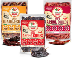 Amazing Chiles and Spices ancho chile dried for rich mole and flavorful sauces.