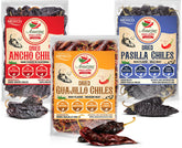 Amazing Chiles & Spices ancho chiles bundle for rich, smoky salsas and moles.
